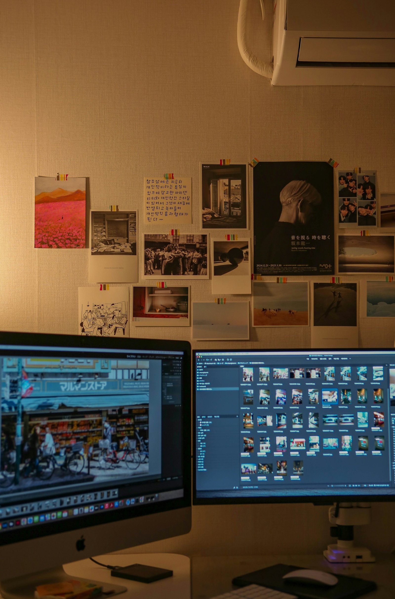 Sound mixing console in post-production studio
